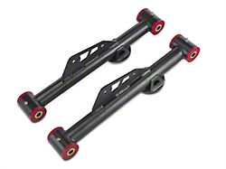 BMR Non-Adjustable DOM Rear Lower Control Arms; Polyurethane Bushings; Black Hammertone (99-04 Mustang, Excluding Cobra)