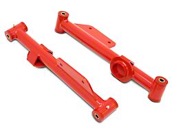 BMR Non-Adjustable DOM Rear Lower Control Arms; Polyurethane Bushings; Red (99-04 Mustang, Excluding Cobra)
