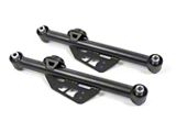 BMR Non-Adjustable DOM Rear Lower Control Arms; Spherical Bearings; Black Hammertone (99-04 Mustang, Excluding Cobra)
