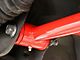 BMR Non-Adjustable Front Lower Spring Pocket A-Arms; Polyurethane Bushings; Tall Ball Joint; Red (79-93 Mustang)