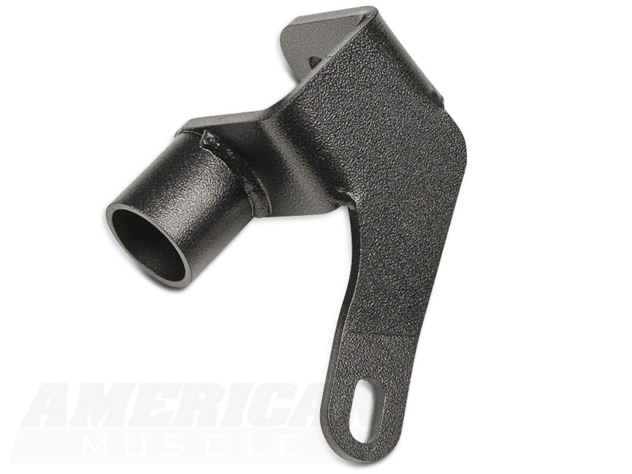 BMR Mustang Panhard Bar Relocation Bracket; Black Hammertone