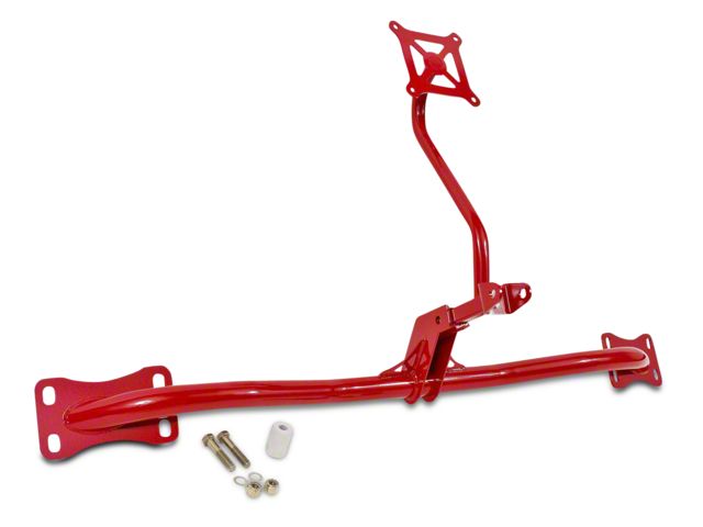 BMR Bolt-On Parachute Mount; Red (05-14 Mustang)