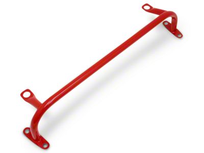 BMR Radiator Support without Sway Bar Mounts; Red (05-14 Mustang)