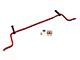 BMR Adjustable Rear Sway Bar with Billet Links; Red (05-10 Mustang Coupe)
