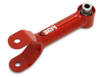 BMR Non-Adjustable DOM Rear Upper Control Arm; Spherical Bearings; Red (05-10 Mustang)