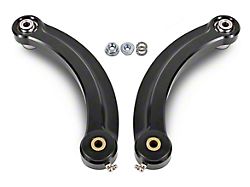 BMR Fixed Rear Upper Control Arm Camber Links; Delrin; Black (15-25 Mustang)