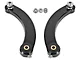 BMR Fixed Rear Upper Control Arm Camber Links; Delrin; Black (15-24 Mustang)