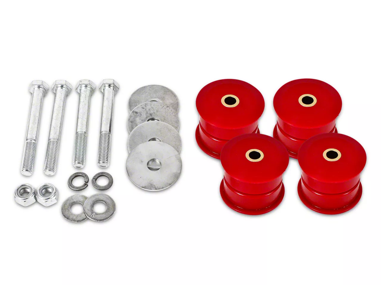 BMR Mustang Differential Bushing Kit; Polyurethane; Red BMRBK049 (15