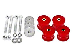 BMR Differential Bushing Kit; Polyurethane; Red (15-23 Mustang)