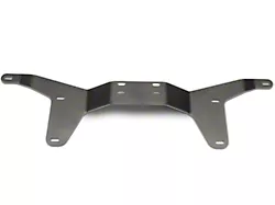 BMR Rear Tunnel Brace with Driveshaft Safety Loop; Black Hammertone (05-14 Mustang)