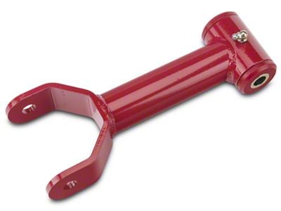 BMR Non-Adjustable DOM Rear Upper Control Arm; Polyurethane Bushings; Red (05-10 Mustang)