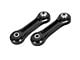 BMR Rear Lower Vertical Links; Delrin; Black Anodized (15-24 Mustang)