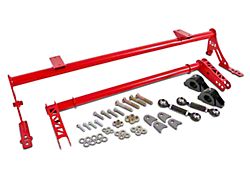 BMR Xtreme Rear Anti-Roll Bar Kit; Delrin; Red (05-14 Mustang)