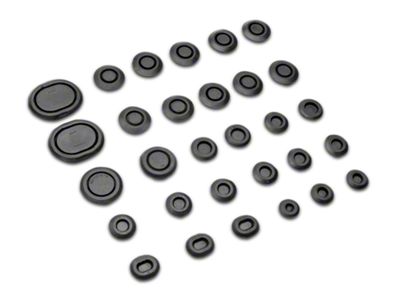 Complete Body Rubber Plug And Grommet Kit (79-93 Mustang)