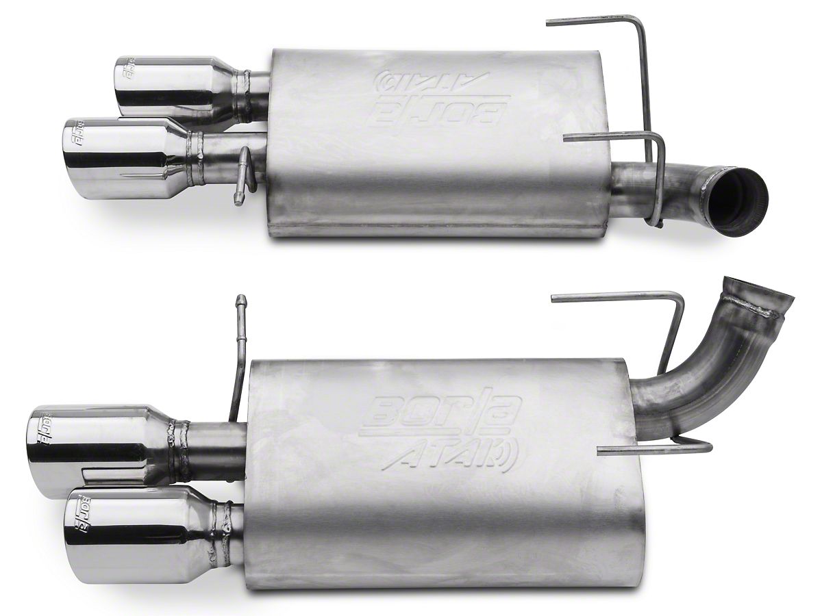 Borla Mustang ATAK Axle-Back Exhaust with Polished Tips 11831 (13 