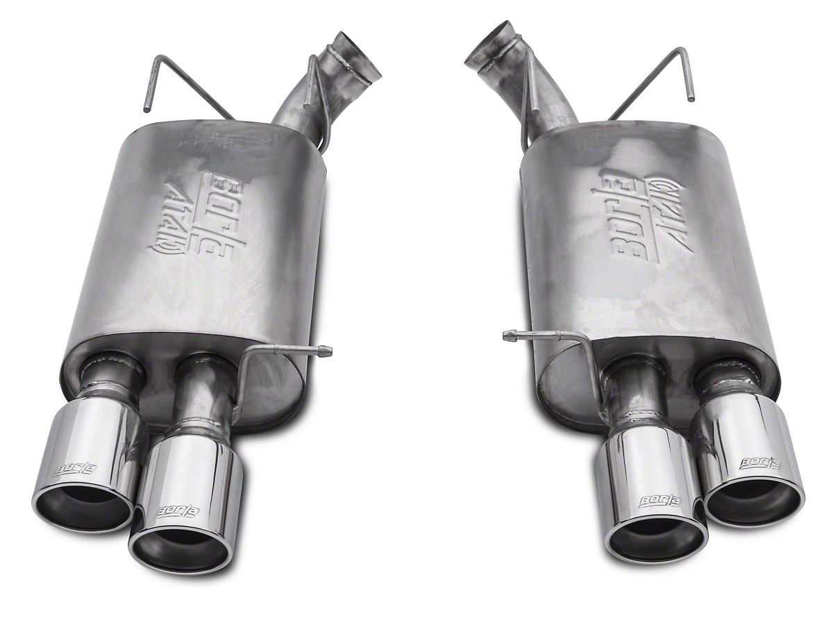 Borla Mustang ATAK Axle-Back Exhaust with Polished Tips 11831 (13 