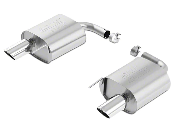 【当店限定販売】 Borla Mustang ATAK Axle-Back Exhaust with Polished Tips パーツ