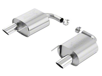 Borla ATAK Axle-Back Exhaust with Polished Tips (15-23 Mustang EcoBoost w/o Active Exhaust)