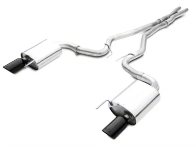 Borla ATAK Cat-Back Exhaust with Black Chrome Tips (15-17 Mustang GT)
