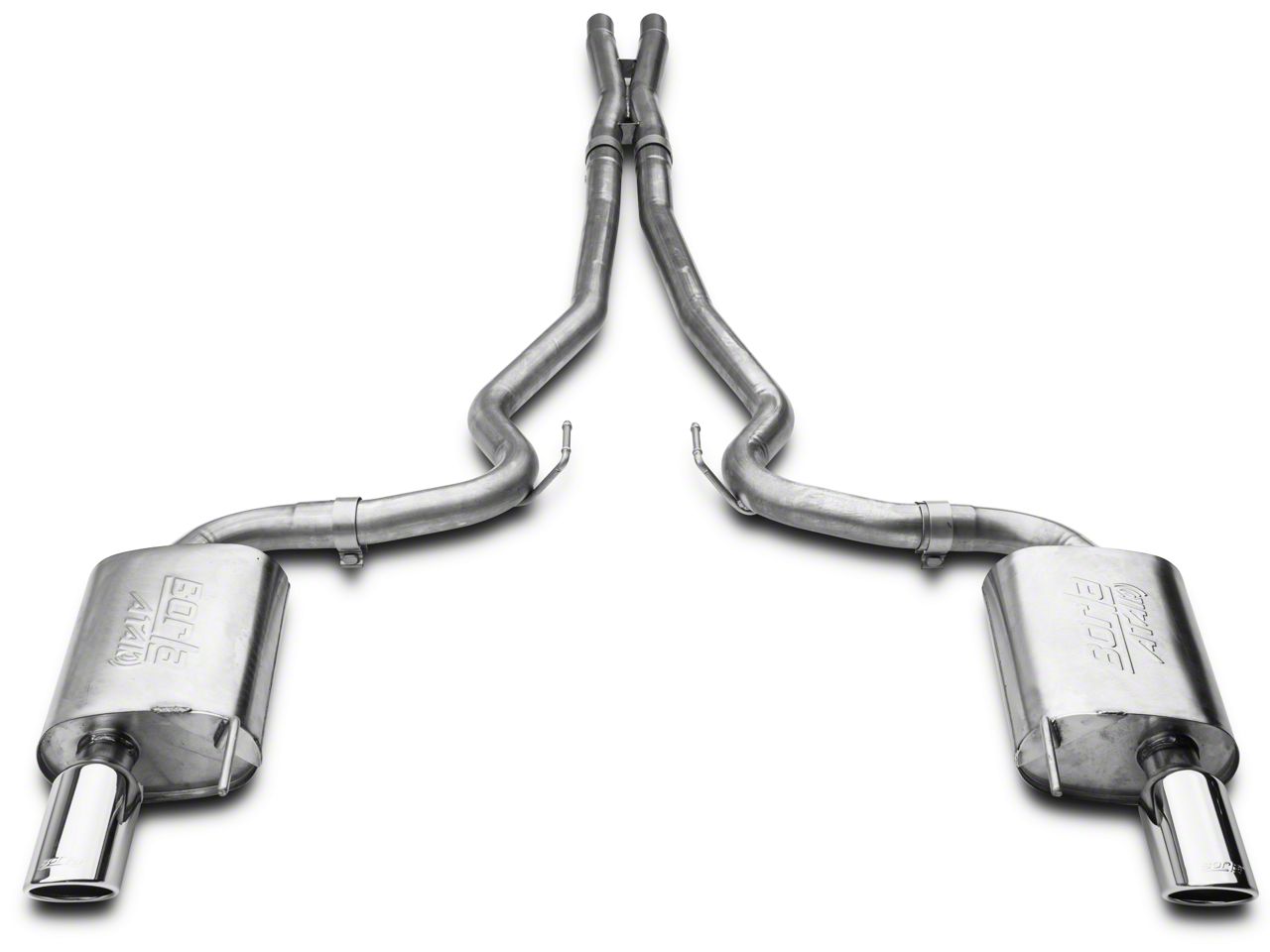 Borla Cat-Back Exhaust System - ATAK | 2010-2010 Ford Mustang GT 4.6L (140329)