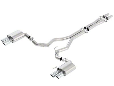 Borla ATAK Cat-Back Exhaust with Chrome Tips (18-23 Mustang GT Fastback w/o Active Exhaust)
