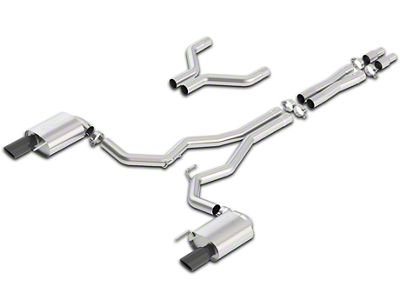 Borla ATAK Cat-Back Exhaust with Black Chrome Tips (15-17 Mustang GT Fastback)