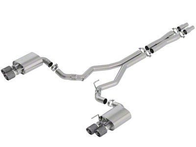 Borla ATAK Cat-Back Exhaust with Carbon Fiber Tips (18-23 Mustang GT Fastback w/ Active Exhaust)