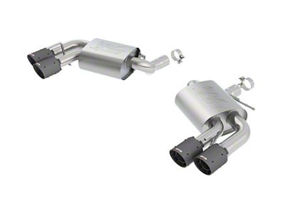 Borla ATAK Axle-Back Exhaust with Black Carbon Fiber Tips (16-24 Camaro SS w/ NPP Dual Mode Exhaust or Quad Exhaust)