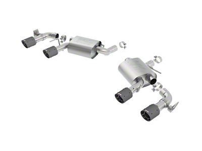 Borla ATAK Axle-Back Exhaust with Carbon Fiber Tips (16-24 Camaro SS w/ NPP Dual Mode Exhaust)