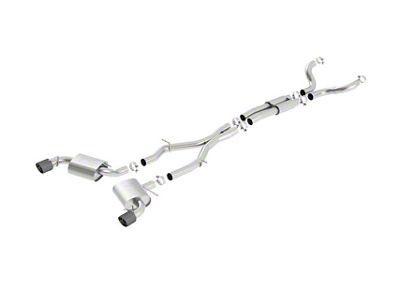 Borla ATAK Cat-Back Exhaust with Carbon Fiber Tips (16-24 Camaro SS Coupe w/o NPP Dual Mode Exhaust)