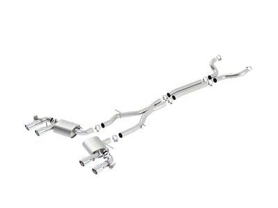 Borla ATAK Cat-Back Exhaust with Polished Tips (17-24 Camaro ZL1 Coupe w/ NPP Dual Mode Exhaust)