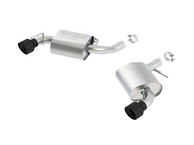 Borla S-Type Axle-Back Exhaust with Ceramic Black Tips (16-24 Camaro LT1 & SS w/o NPP Dual Mode Exhaust)