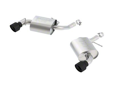 Borla S-Type Axle-Back Exhaust with Ceramic Black Tips (16-24 V6 Camaro w/o NPP Dual Mode Exhaust)