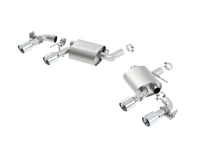 Borla S-Type Axle-Back Exhaust with Polished Tips (16-24 Camaro SS w/ NPP Dual Mode Exhaust)