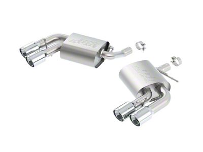 Borla S-Type Axle-Back Exhaust with Polished Tips (16-24 V6 Camaro w/ NPP Dual Mode Exhaust)