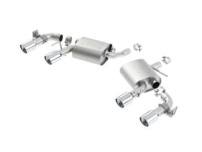 Borla S-Type Axle-Back Exhaust with Polished Tips (16-24 V6 Camaro w/ NPP Dual Mode Exhaust)