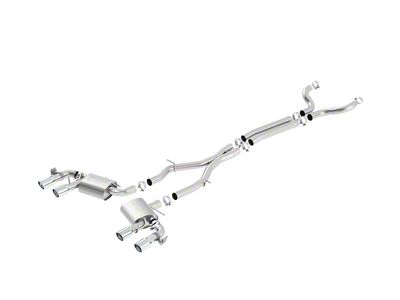 Borla S-Type Cat-Back Exhaust with Polished Tips (17-24 Camaro ZL1 Coupe w/ NPP Dual Mode Exhaust)