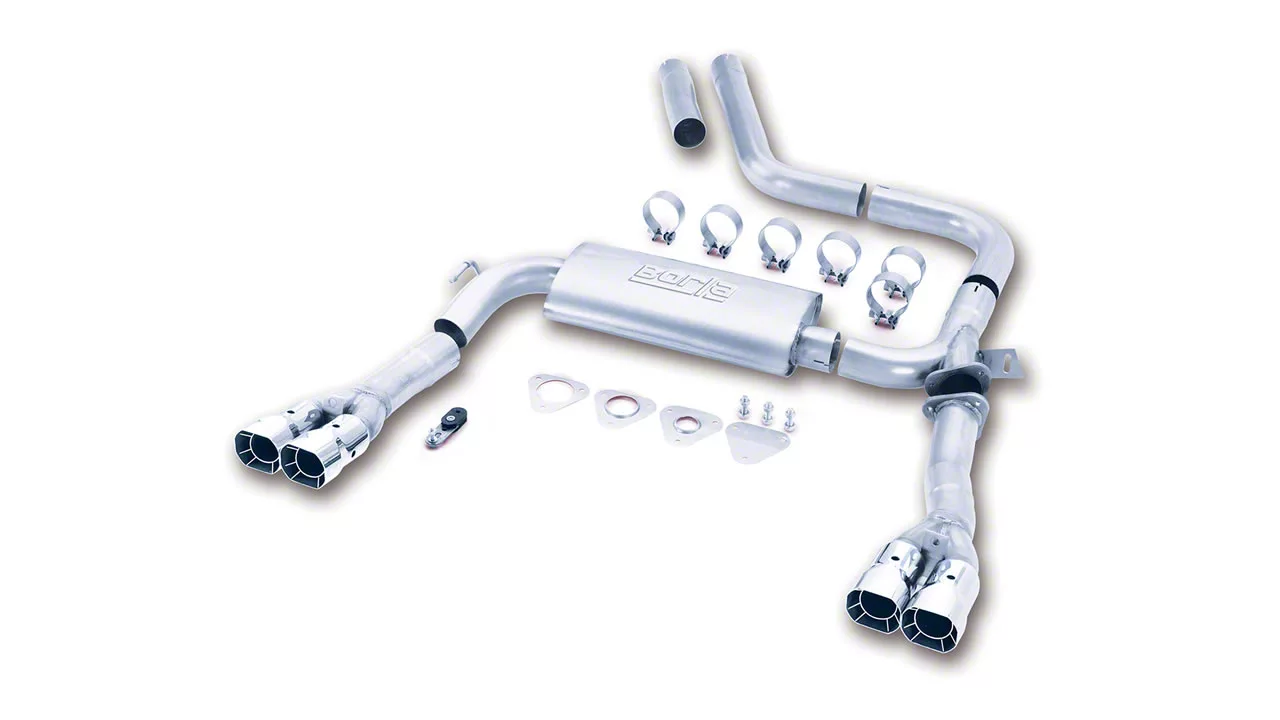 Borla 18-20 Toyota Camry XSE Cat Back S-Type Exhaust 3.5in Tip Dual Split Rear Exit main image 1