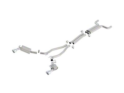 Borla Touring Cat-Back Exhaust with Polished Tips; EC-Type Approved (10-13 Camaro SS)