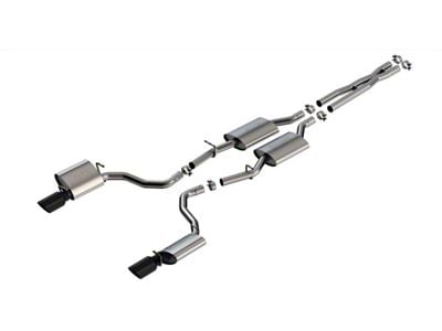 Borla S-Type Cat-Back Exhaust with Black Chrome Tips (19-23 3.6L RWD Charger)