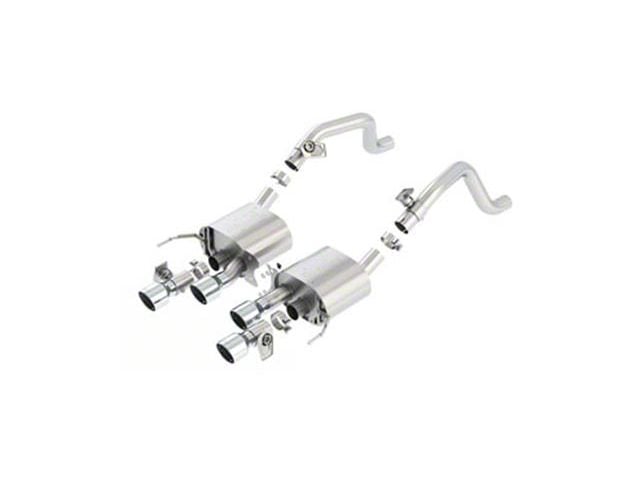 Borla ATAK Axle-Back Exhaust with Intercooled Polished Tips (14-19 Corvette C7 w/ AFM Valves & NPP Dual Mode Exhaust, Excluding Grand Sport w/ Manual Transmission, Z06 & ZR1)