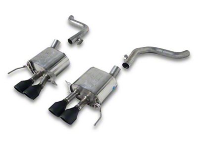 Borla ATAK Axle-Back Exhaust with Intercooled Ceramic Black Tips (14-19 Corvette C7 w/o NPP Dual Mode Exhaust)