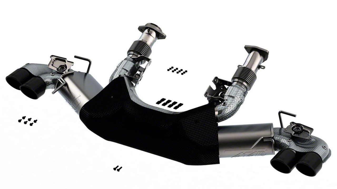 Borla Corvette ATAK CatBack Exhaust with Black Chrome Tips 140839BC