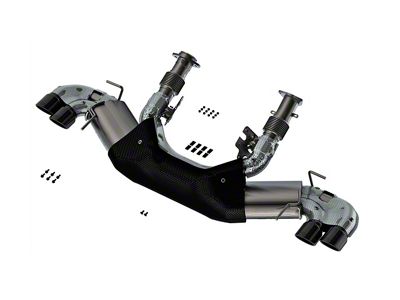Borla ATAK Cat-Back Exhaust with Black Chrome Tips and AFM Valves (20-25 6.2L Corvette C8 w/o NPP Dual Mode Exhaust)