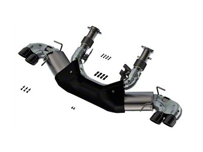 Borla ATAK Cat-Back Exhaust with Black Chrome Tips and AFM Valves (20-24 6.2L Corvette C8 w/o NPP Dual Mode Exhaust)