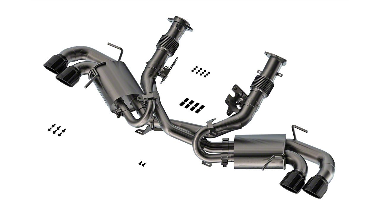 Borla ATAK Cat-Back Exhaust System For Jeep Gladiator JT 2020 3.6L - 2.75" Pipe, 3.5" Black Tips, Truck Side Exit