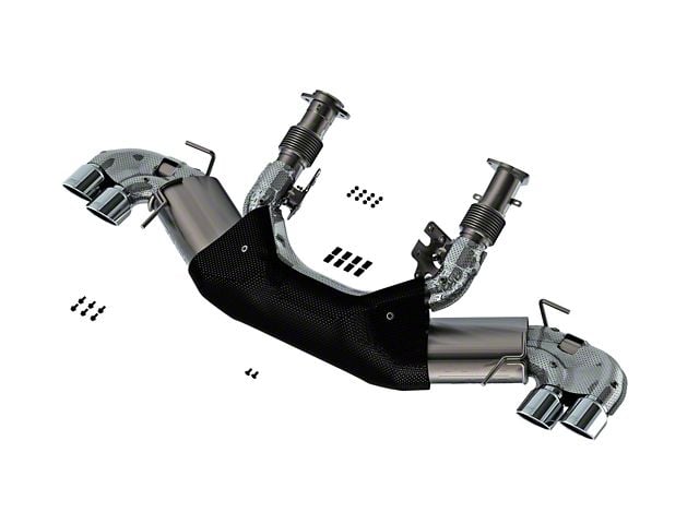 Borla ATAK Cat-Back Exhaust with Chrome Tips and AFM Valves (20-24 6.2L Corvette C8 w/o NPP Dual Mode Exhaust)