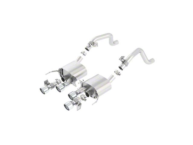 Borla S-Type Axle-Back Exhaust with Polished Tips (14-19 Corvette C7 w/ AMF Valves & NPP Dual Mode Exhaust, Excluding Grand Sport w/ Manual Transmission, Z06 & ZR1)