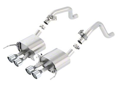 Borla S-Type Axle-Back Exhaust with Polished Tips (14-19 Corvette C7 w/ AFM Valves & w/o NPP Dual Mode Exhaust, Excluding Grand Sport w/ Manual Transmission, Z06 & ZR1)