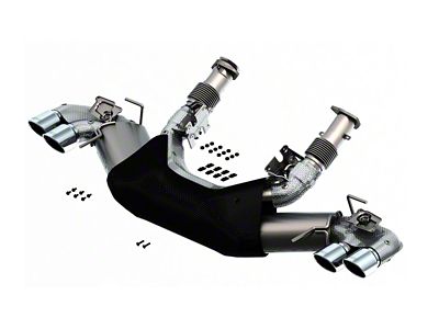 Borla S-Type Cat-Back Exhaust with Chrome Tips (20-25 6.2L Corvette C8 w/ AFM Valves & NPP Dual Mode Exhaust)